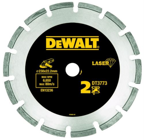 DeWALT DIA kotúč na abrazívne materiály 230 x 22,2 mm DT3773