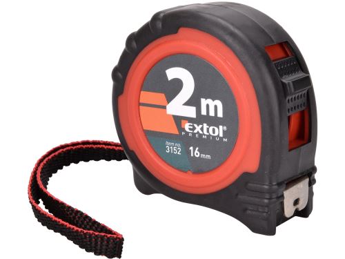 EXTOL PREMIUM Meter zvinovací, 2m, š. 16mm