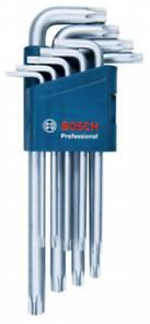 Bosch Kľúč s vnútorným šesťhranom Kľúč Torx 9 ks 1600A01TH4