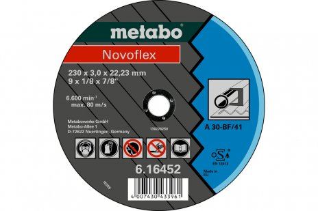 METABO - NOVOFLEX 125X2,5X22,23 OCEĽ, TF 42 (616456000)