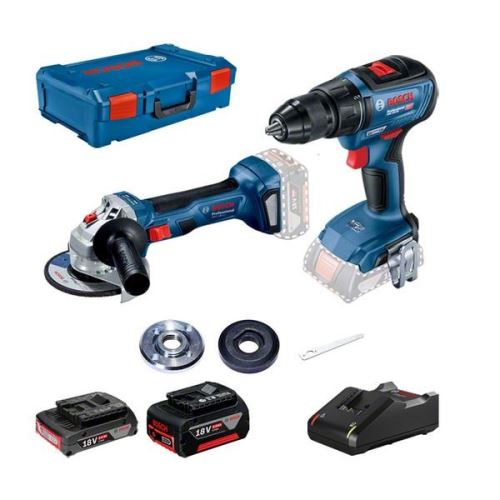 Bosch GWS 180 + GSR 18V + 2x GBA + GAL + XL-boxx Súprava aku náradia 0615990M47