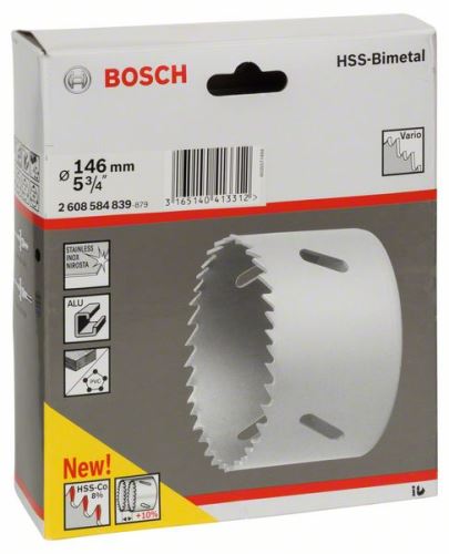 BOSCH Dierovka HSS-bimetal pre štandardný adaptér 146 mm, 5 3/4" 2608584839