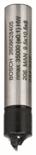 BOSCH Podvalková fréza 8 mm, R1 3,2 mm, D 9,5 mm, L 10,2 mm, G 41 mm 2608628405