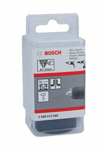 BOSCH Rýchloupínacie skľučovadlá do 10 mm 1-10 mm, 3/8" – 24 2608572068