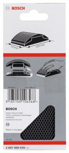 BOSCH Špalík na ručné brúsenie 70 x 130 mm 2607000635