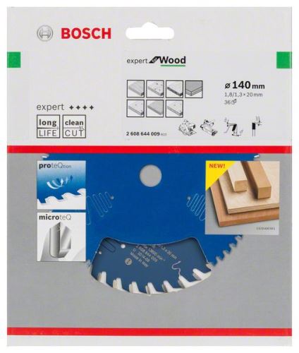 BOSCH Pílový kotúč Expert for Wood 140 x 20 x 1,8 mm, 36 2608644009