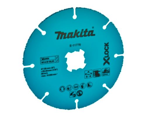 MAKITA kotúč rezný diamantový TCT X-Lock 125x2x22.23 mm E-11776