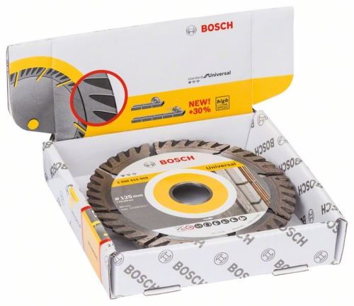 BOSCH Diamantový deliaci kotúč Standard for Universal 125 × 22,23 (10 ks) 125x22.23x2x10mm 2608615060