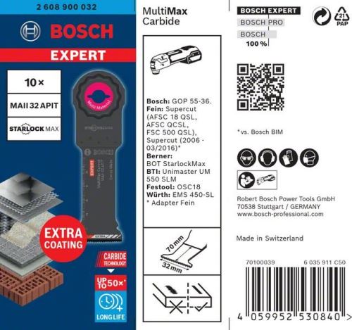 BOSCH EXPERT STARLOCKMAX MAII32APIT, 10ks 2608900032