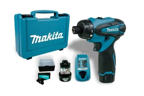 Makita Aku skrutkovač 1/4" Li-ion 10,8 V/1,3 Ah DF030DWE