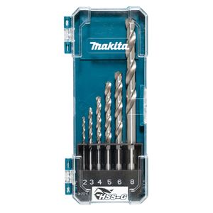 MAKITA sada vrtákov do kovu HSS-G 2,3,4,5,6,8 mm D-75742