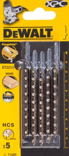 DeWALT Pílové plátky XPC na drevo z ocele (HCS), rýchle rezy 100 mm, (5 ks) DT2213