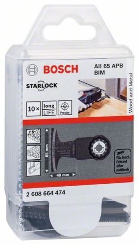 BOSCH RB – 10 ks AII 65 APB 40 x 65 mm 2608664474