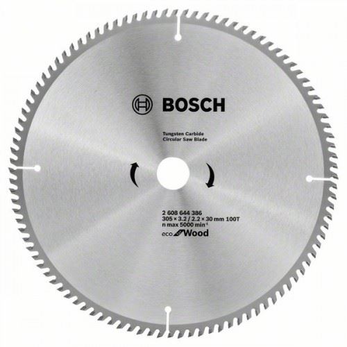 BOSCH Pílový kotúč Eco for Wood 305x3.2/2.2x30 100T 2608644386