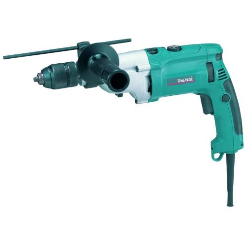 Makita Príklepová vŕtačka, rýchloskľučovadlo 1,5-13mm, 2 rýchlosti, 1010W, systainer HP2071J