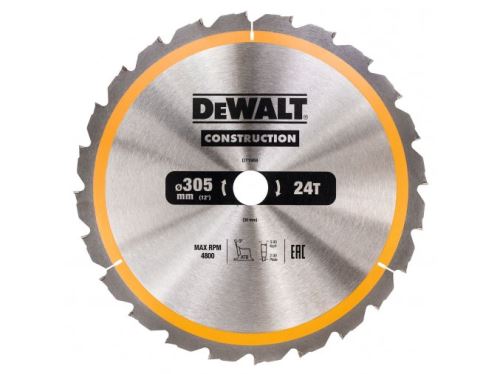 DeWALT Pílový kotúč 305 x 30 mm, 24 zubov, na drevo DT1958