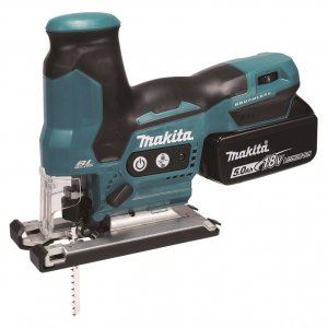 MAKITA Aku bezuhlíková priamočiara píla Li-ion LXT 18V/5,0 Ah DJV185RTJ