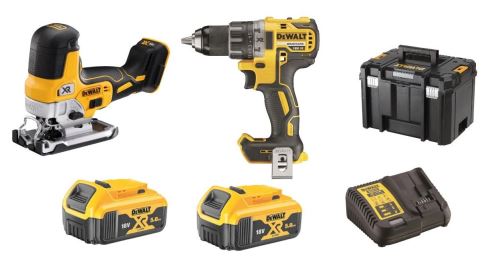 Dewalt Akumulátorové stroje v sade (DCD791+DCS335) DCK298P2T