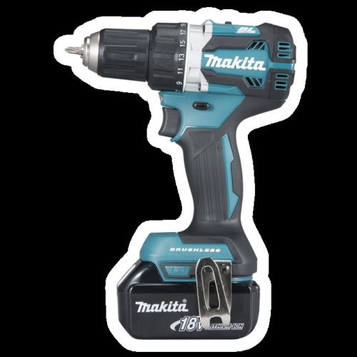 MAKITA Aku bezuhlíkový skrutkovač Li-ion 18V, 3,0 Ah, systainer DDF484RFJ