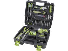 EXTOL CRAFT Vŕtací skrutkovač aku 12V Li-ion s náradím 422800