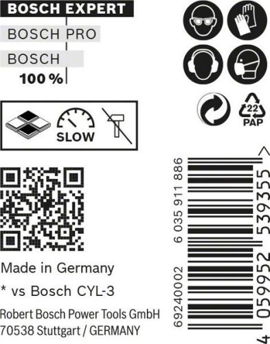 BOSCH EXPERT CYL-9 MultiConstruction 7x60, 10ks 2608900642