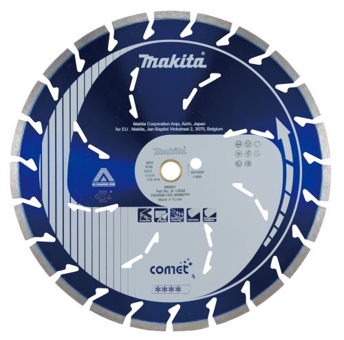 MAKITA kotúč rezný diamantový Comet Rapid 350x25.4 mm B-13552