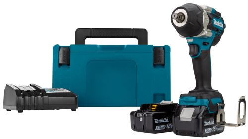 Makita Aku rázový uťahovák 1/2" Li-ion LXT 18V/5,0Ah DTW700RTJ