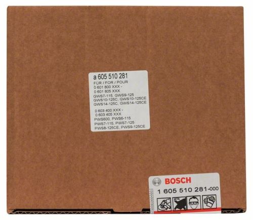 BOSCH Odsávacie kryty na brúsenie 125 mm 1605510281