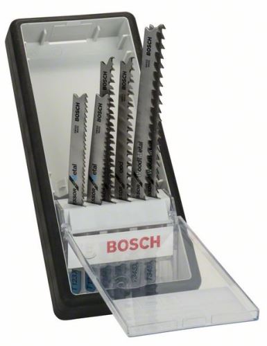 BOSCH 6dielna sada pílových plátkov Robust Line Progressor, so stopkou TT 123 X (2x); T 234 X (2x); T 345 XF (2x) 2607010531