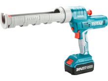 TOTAL Vytlačovacia pištoľ AKU 20 V Li-ion, bez batérie a nabíjačky TCGLI2001