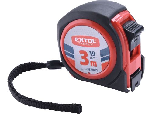 EXTOL PREMIUM Meter zvinovací COMPACT, 3m, š. 19mm