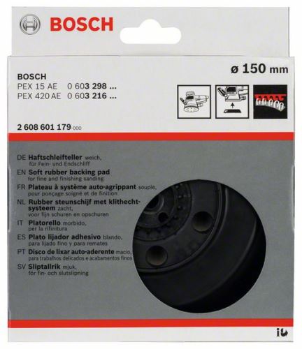 BOSCH Brúsne taniere mäkké, 150 mm 2608601179