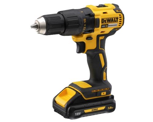 DeWalt AKU vŕtací skrutkovač, 18V XR Li-Ion, 65Nm, 2x3,0Ah, kufor DCD777L2T