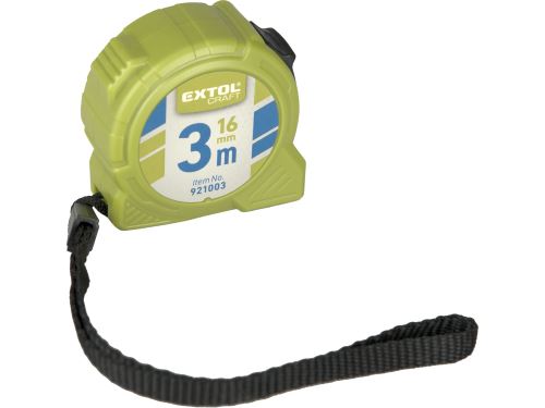 EXTOL PREMIUM meter zvinovací, 3m, š. pásku 16mm 921003