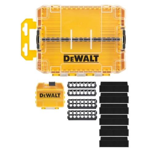 DeWALT Stredná sada Tough Case (plus puzdro, priehradky, držiaky) DT70802