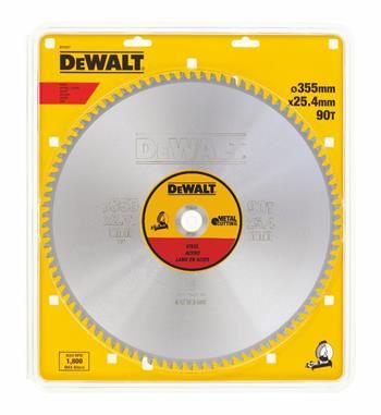 DeWALT pílový kotúč na rezanie ocele, 355 x 25,4 mm, 90 zubov DT1927