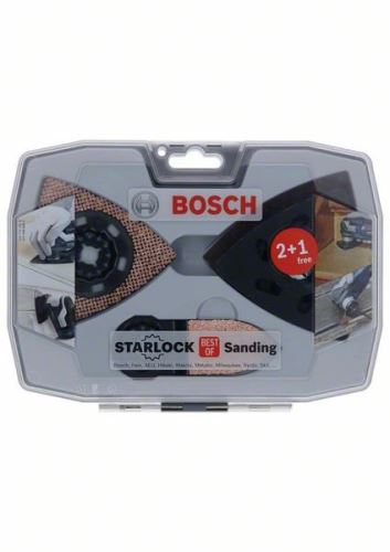 BOSCH Súprava 6 ks brúsnych papierov Starlock Best of Sanding Set AVZ 93 G; AVZ 90 RT6; AVZ 32 RT4; Brúsny papier Wood and Paint (3×) 2608664133