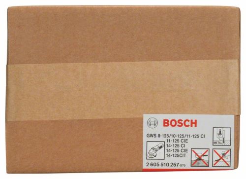 BOSCH Ochranný kryt s krycím plechom 125 mm 2605510257