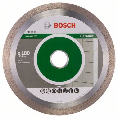 BOSCH Diamantový deliaci kotúč Best for Ceramic 180 x 25,40 x 2,2 x 10 mm 2608602635