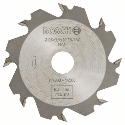 BOSCH Kotúčová fréza 8, 20 mm, 4 mm 3608641008