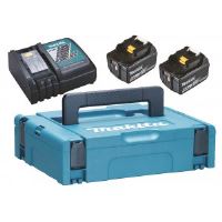 MAKITA súprava Li-ion LXT 18V 2 ks BL1850B+1 ks nabíjačka DC18RC+1 ks Makpac 197624-2