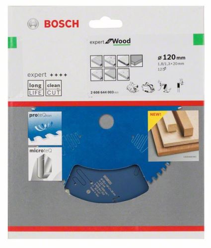 BOSCH Pílový kotúč Expert for Wood 120 x 20 x 1,8 mm, 12 2608644003