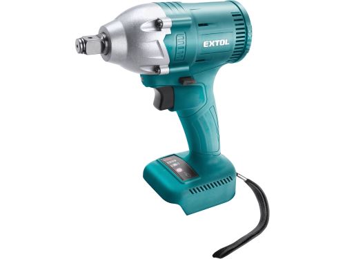 EXTOL INDUSTRIAL uťahovák rázový aku 1/2", brushless, 18V Li-ion, bez batérií a nabíjačky 8791256