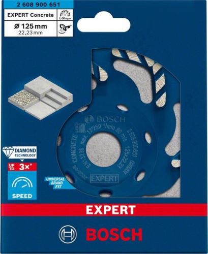 BOSCH EXPERT diamantový hrncový kotúč CONCRETE 125mm 2608900651