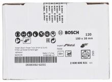 BOSCH Fíbrový brúsny kotúč; 100 x 16 mm, K120 2608606921