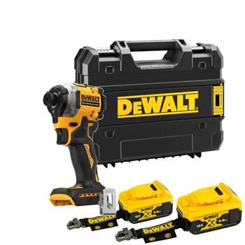 DeWALT Aku kompaktný rázový uťahovač, 2x 5Ah aku s popruhom DCF850P2LRT