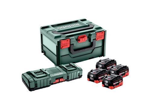 Metabo Základná sada 4x LiHD 10 Ah + ASC 145 DUO + Metabox 685143000