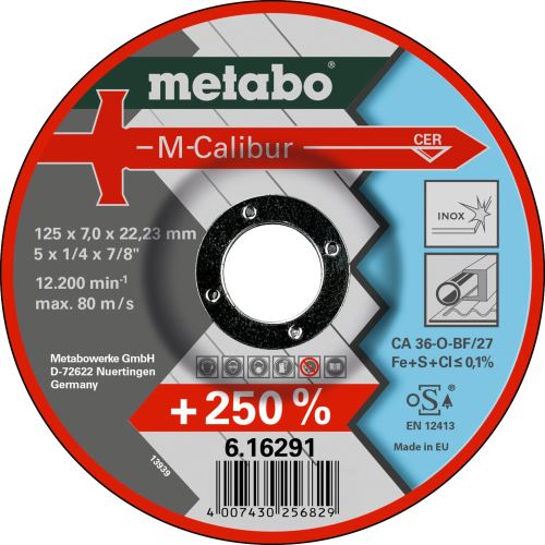 Metabo M-Calibur 125 x 7,0 x 22,23 Inox, SF 27